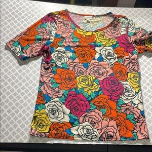 Floral Multicolor Women's Top